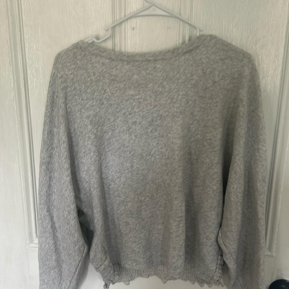 Anthropologie lightweight sweatshirt. Reversible